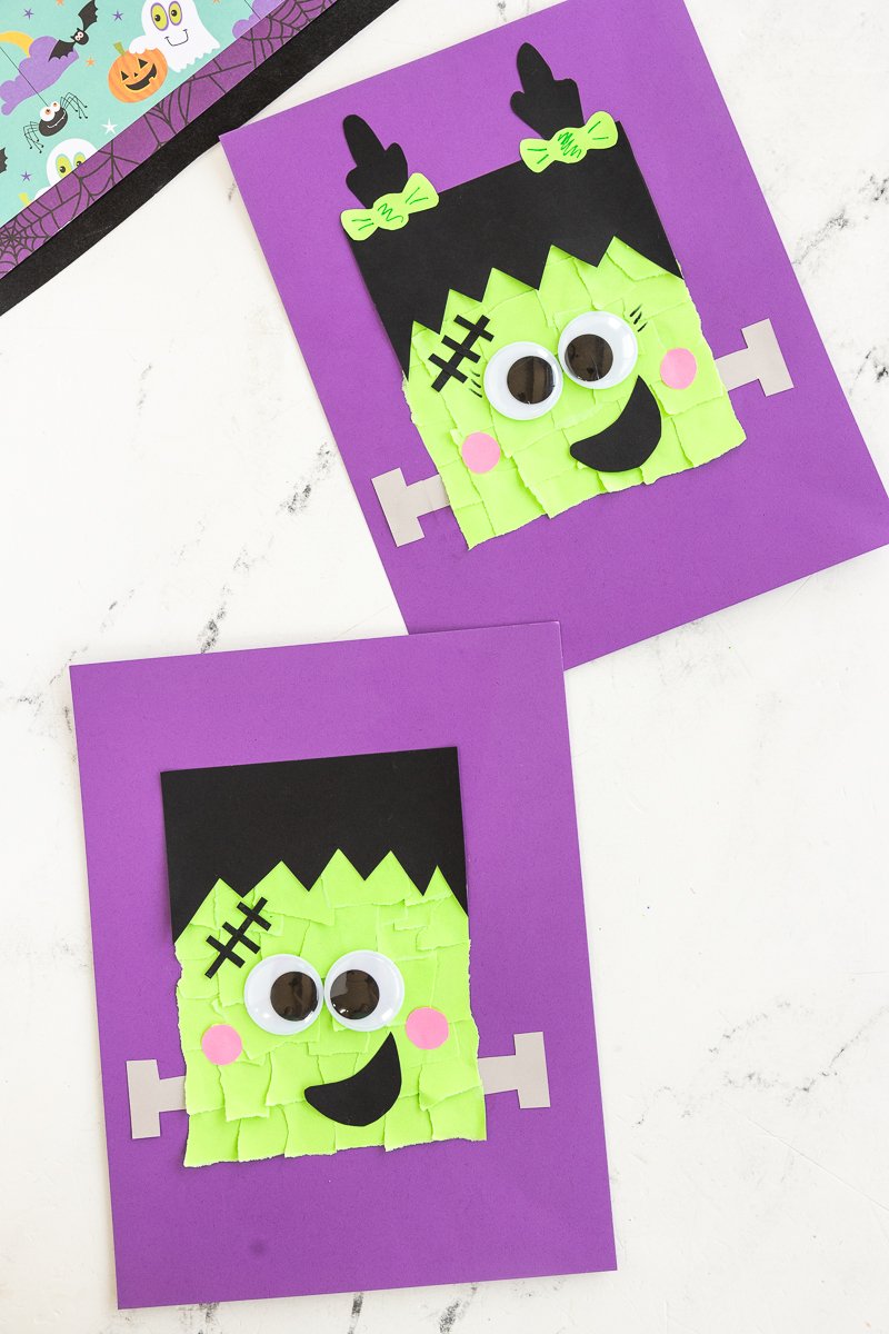 Torn Paper Frankenstein