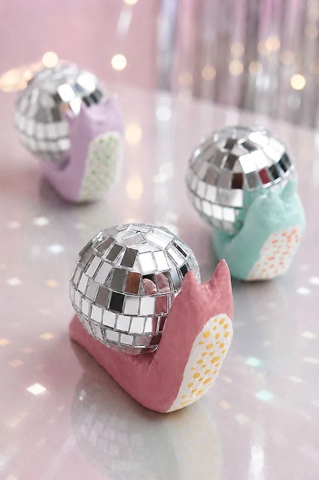 How to Make Clay Disco Snails