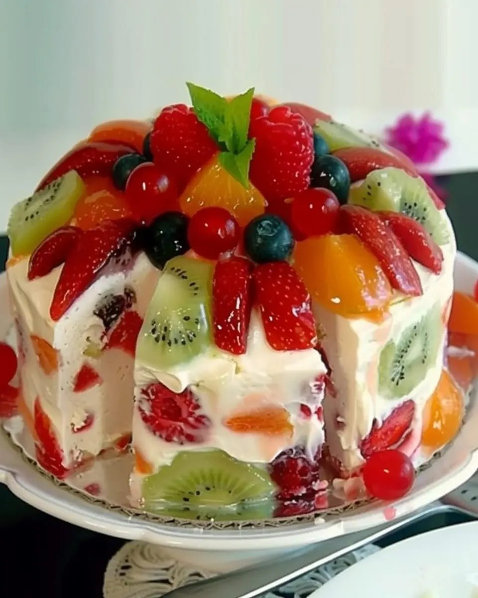 Fruchtige Sahnetorte