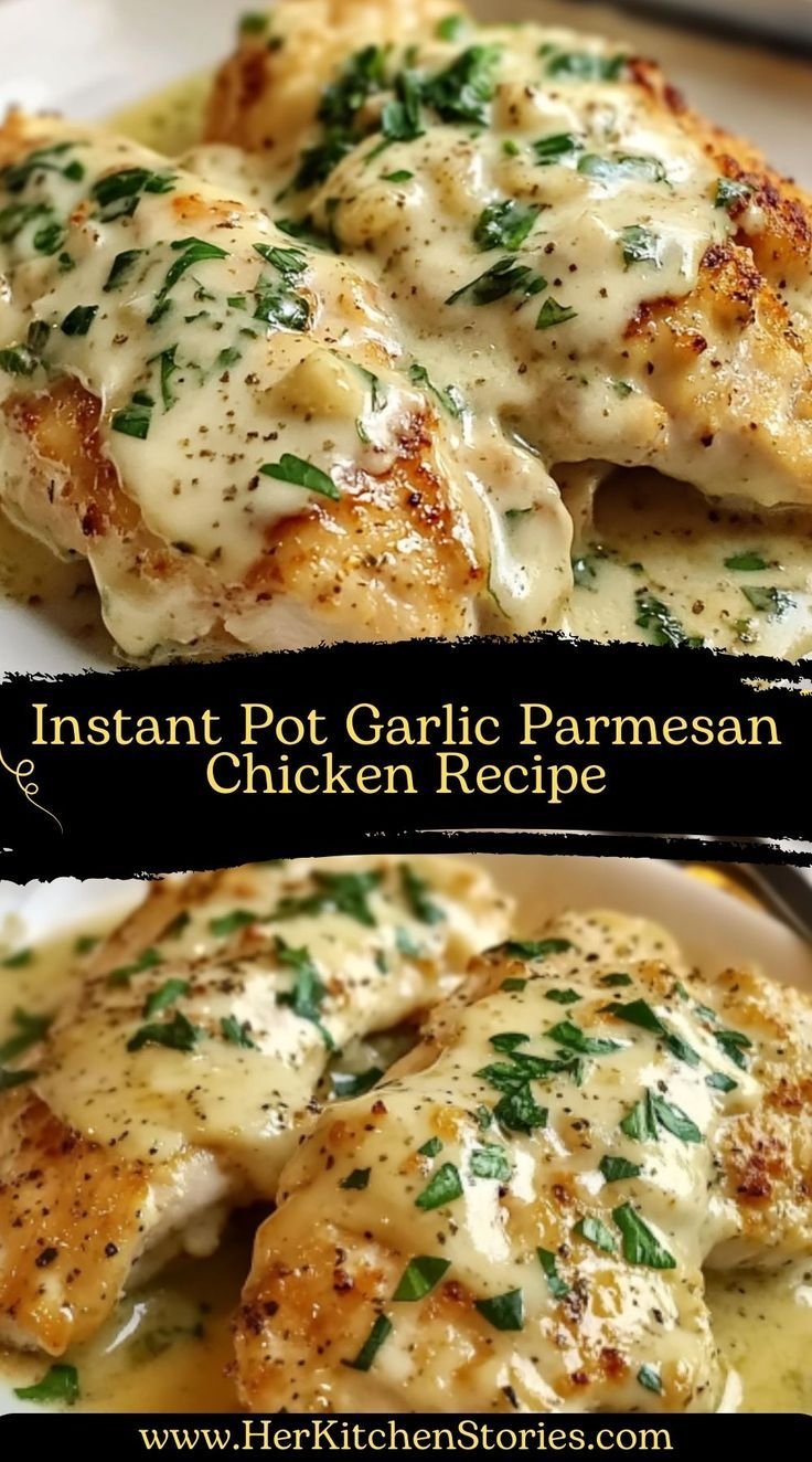 Instant Pot Garlic Parmesan Chicken – Creamy & Quick