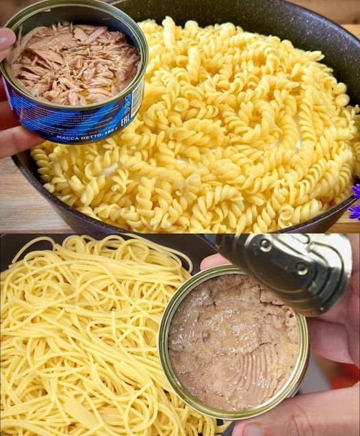 Thunfisch Spaghetti mit Knoblauch - Kochen Mit Uns