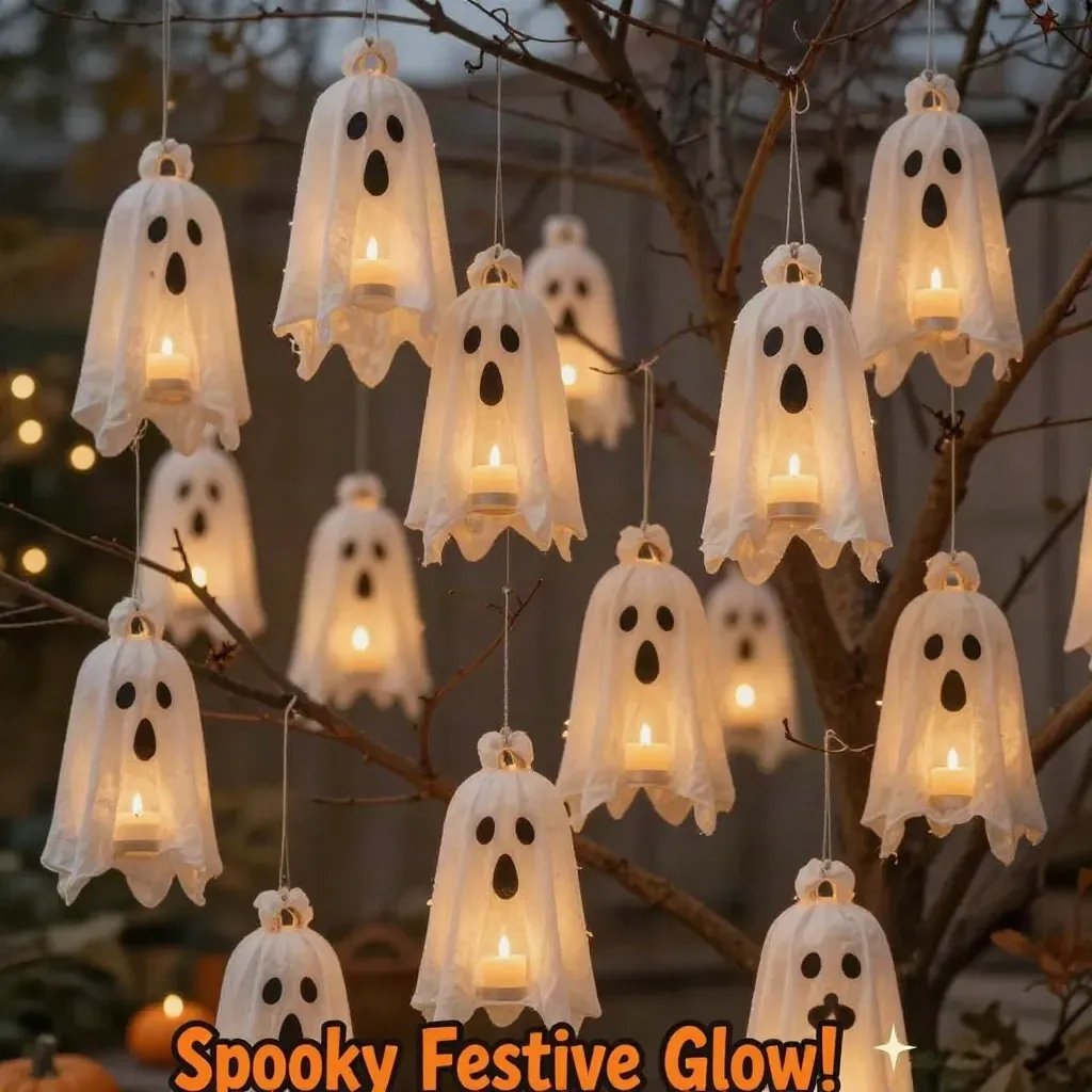 DIY Halloween Glass Bottle Lanterns 18 Halloween Glass Bottle Lanterns DIY