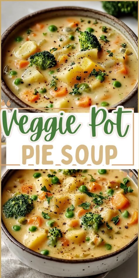 Irresistible Veggie Pot Pie Soup for Ultimate Comfort Food Bliss