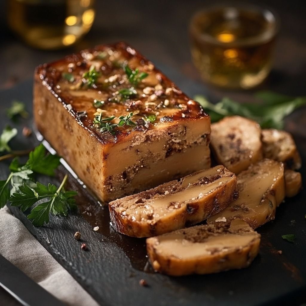 Terrine gourmande de foie gras aux &eacute;pices