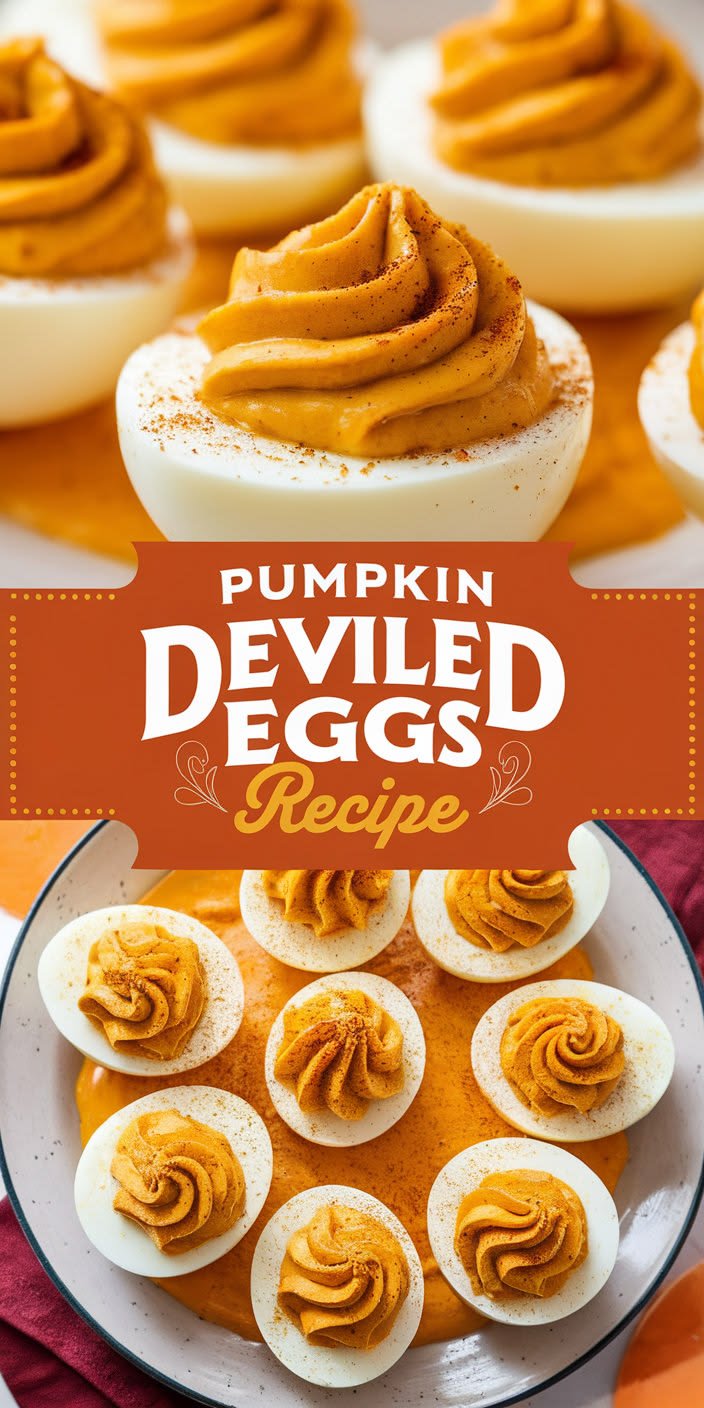 Pumpkin Deviled Eggs Recipe