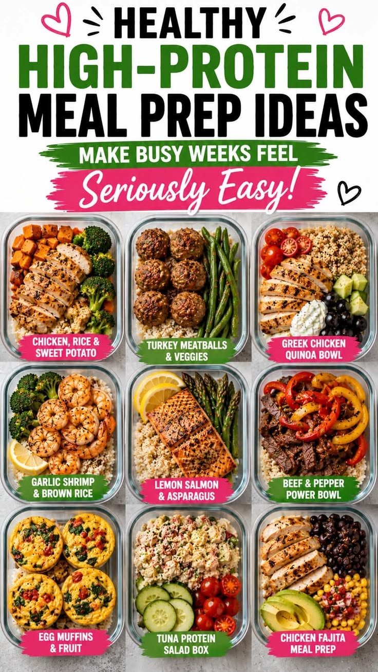 Healthy High-Protein Meal Prep
