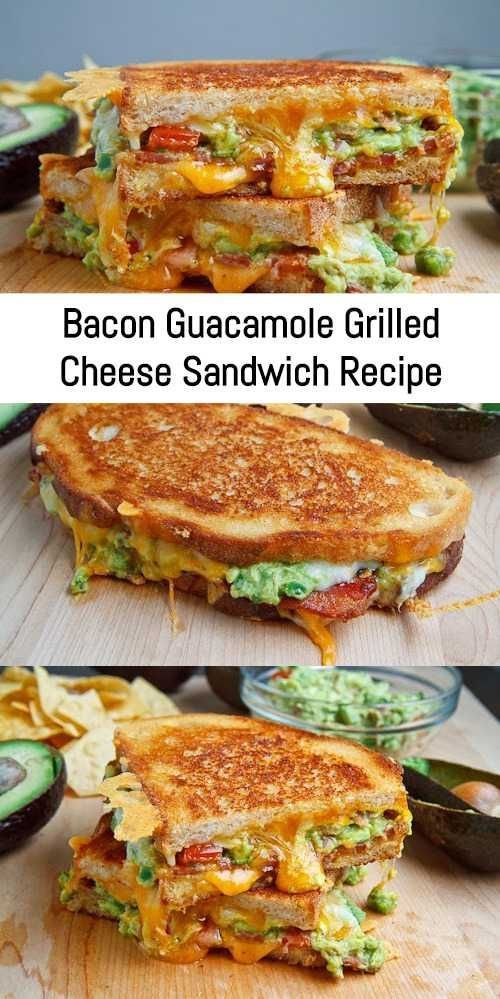 Guacamole Grilled Cheese Sandwich