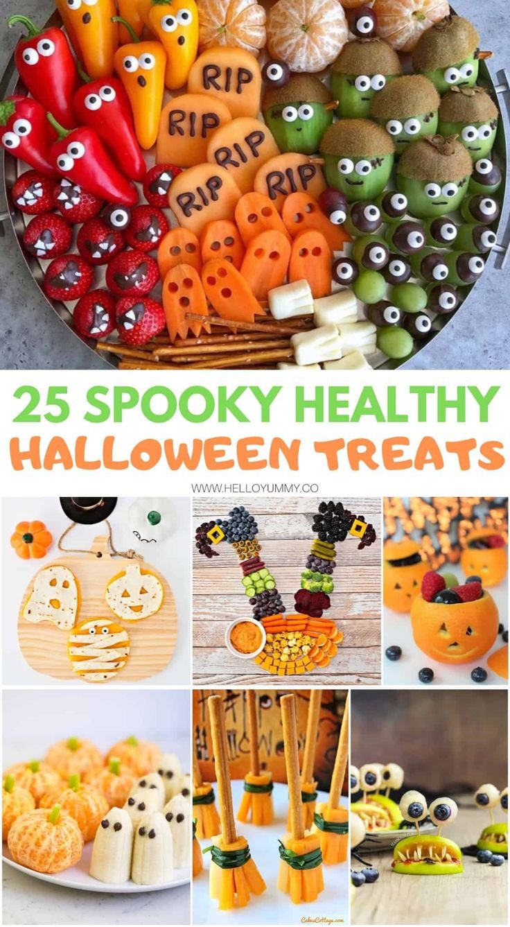 25 Spooky Healthy Halloween Treats for Kids | Halloween healthy treats for kids, Halloween healthy snacks for kids, Easy halloween snacks