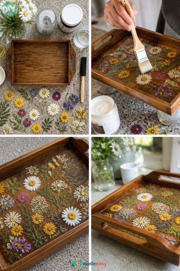 Floral Serving Tray 10 Floral Serving Tray