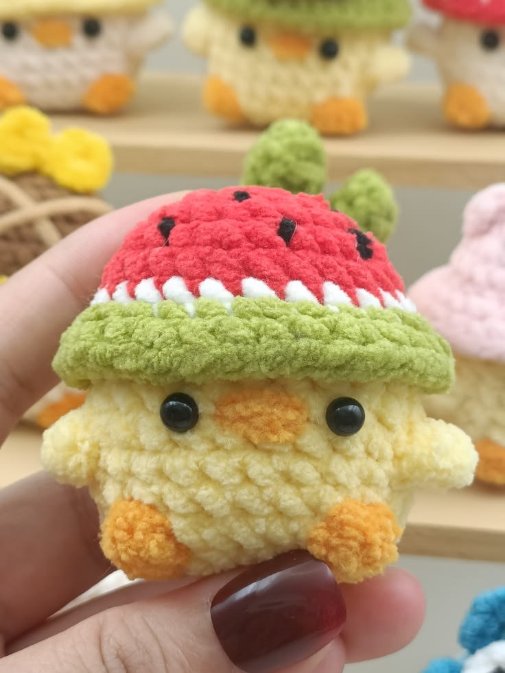 Watermelon Duck Crochet Pattern