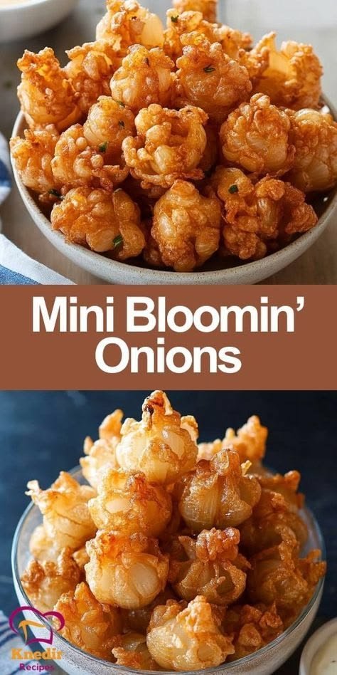 Crispy Mini Bloomin' Onions with Buttermilk Ranch Dip