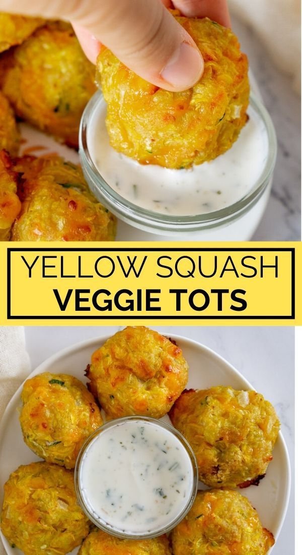 Yellow Squash Tots