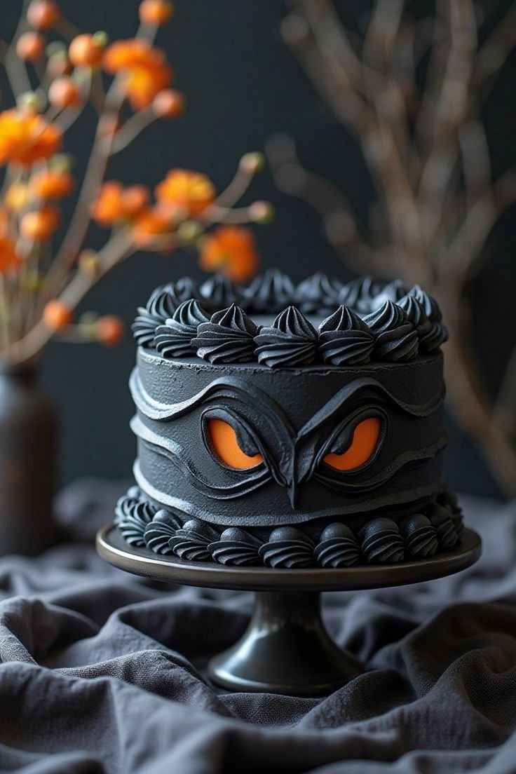 Spooky Cake Decorating Ideas for a Haunting Halloween Dessert #HalloweenCake #CakeDecora