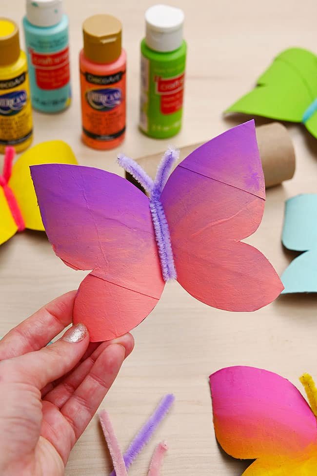 Paper Roll Butterfly