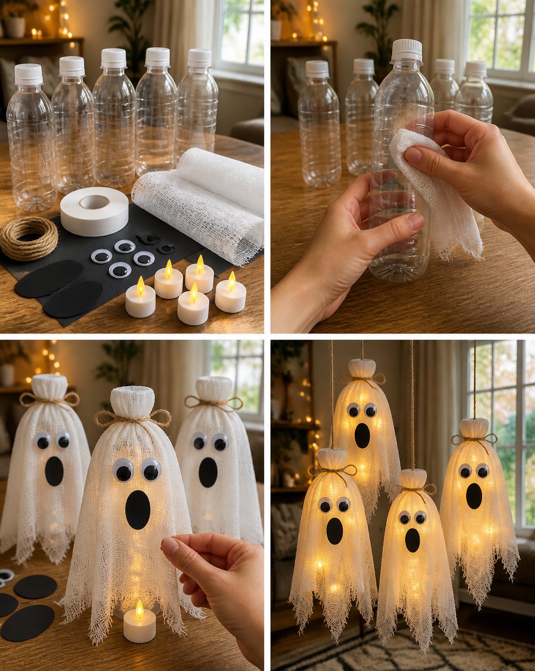 DIY Glass Bottle Lanterns for Spooky Ghost Lighting 2 DIY Glass Bottle Lanterns for Spooky Ghost Lighting