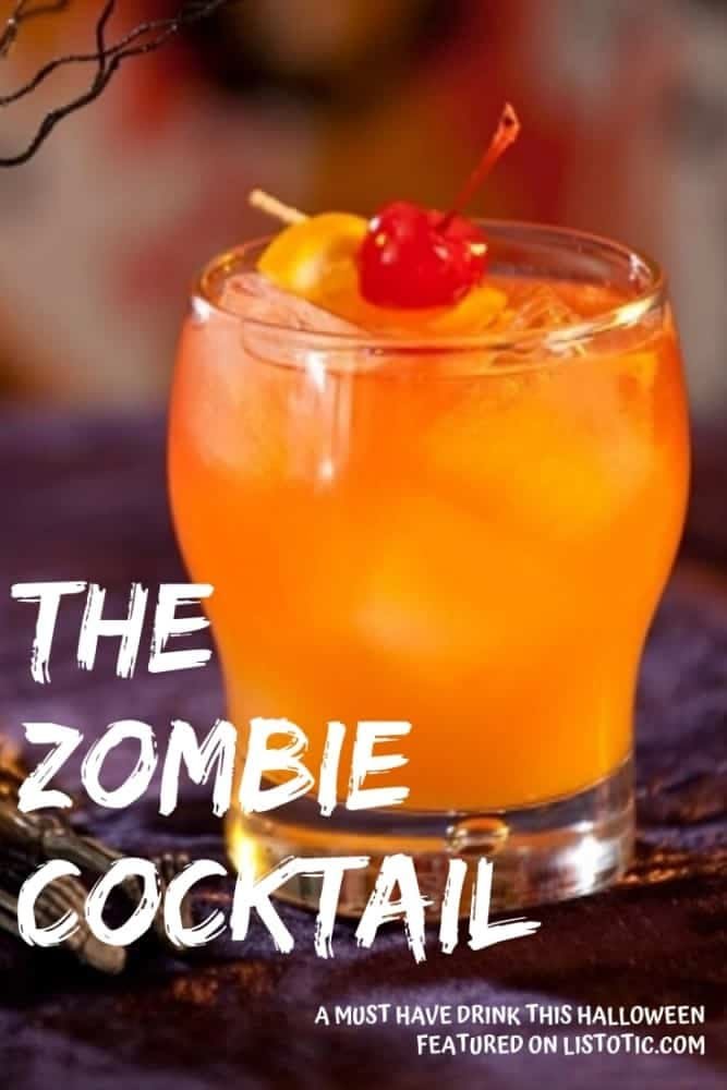 Boozy Zombie Cocktail