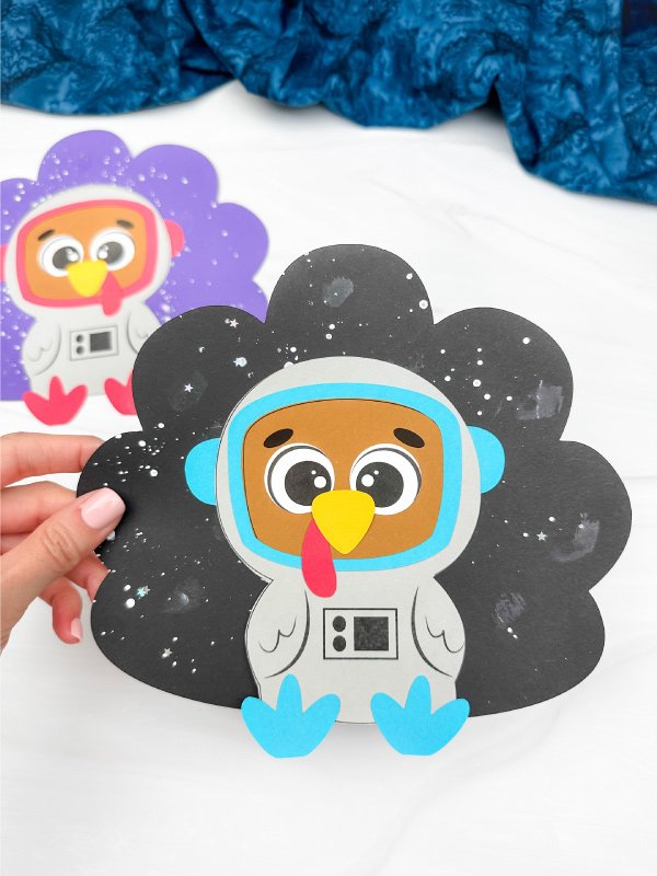 Astronaut Turkey Disguise Craft For Kids [Free Template]