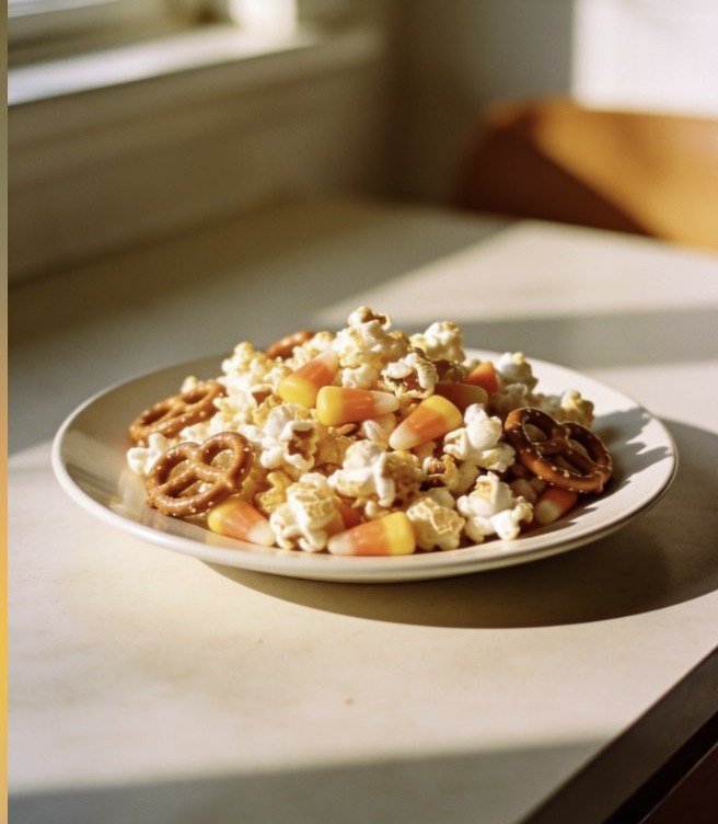 Halloween Popcorn Mix