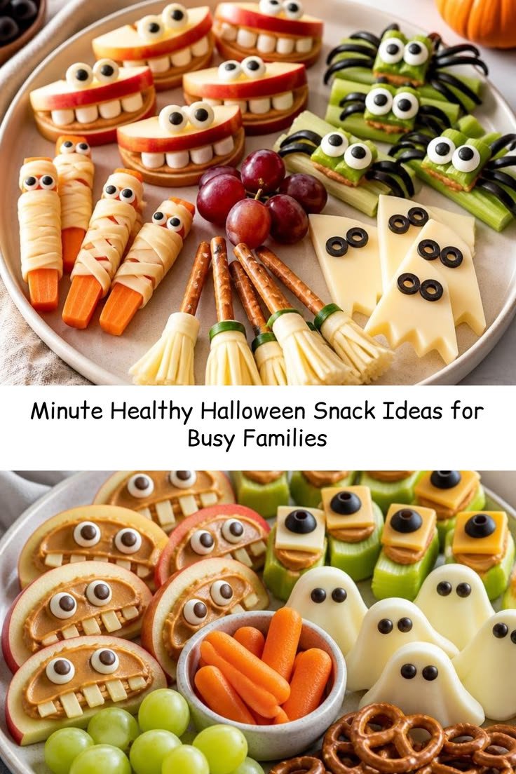 Healthy Halloween Snacks That Kids Can Help Create!