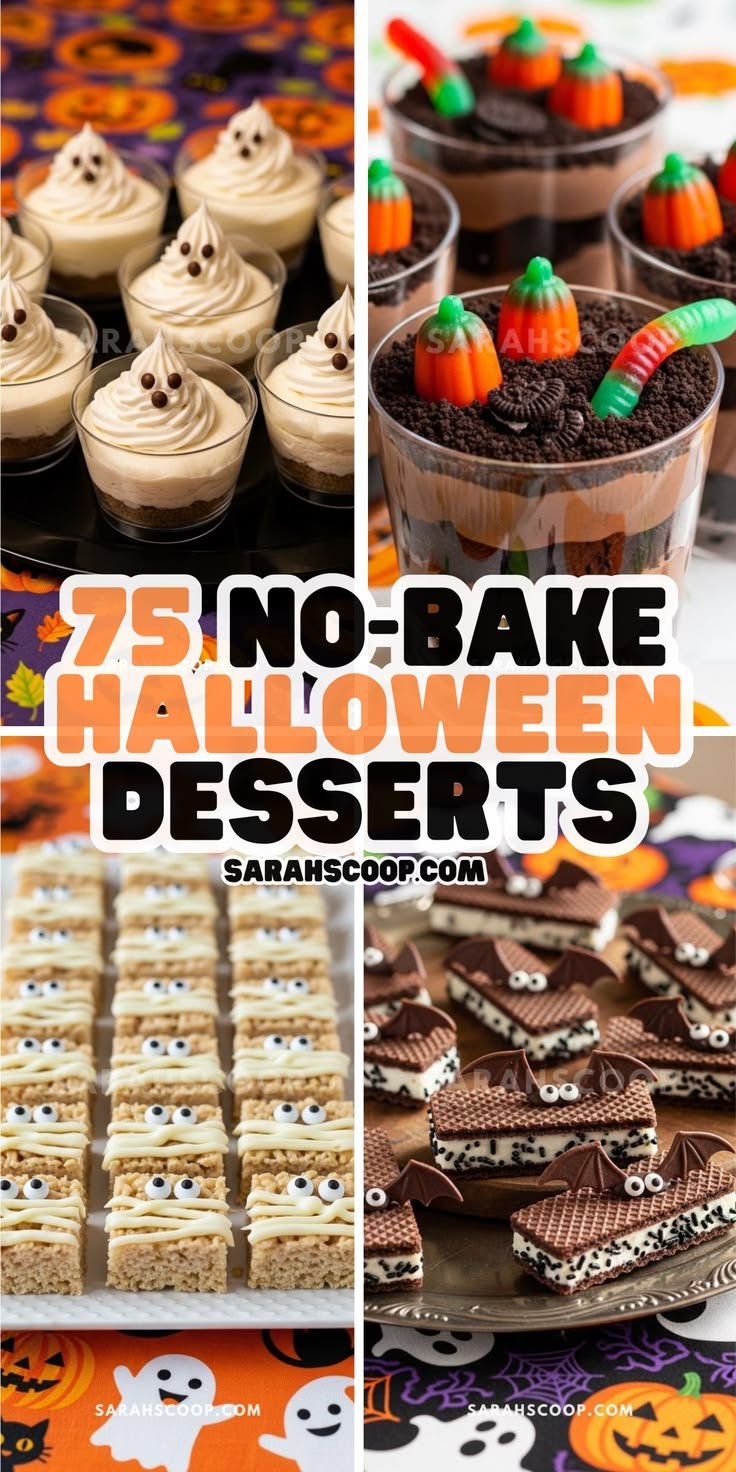 75 No-Bake Halloween Desserts