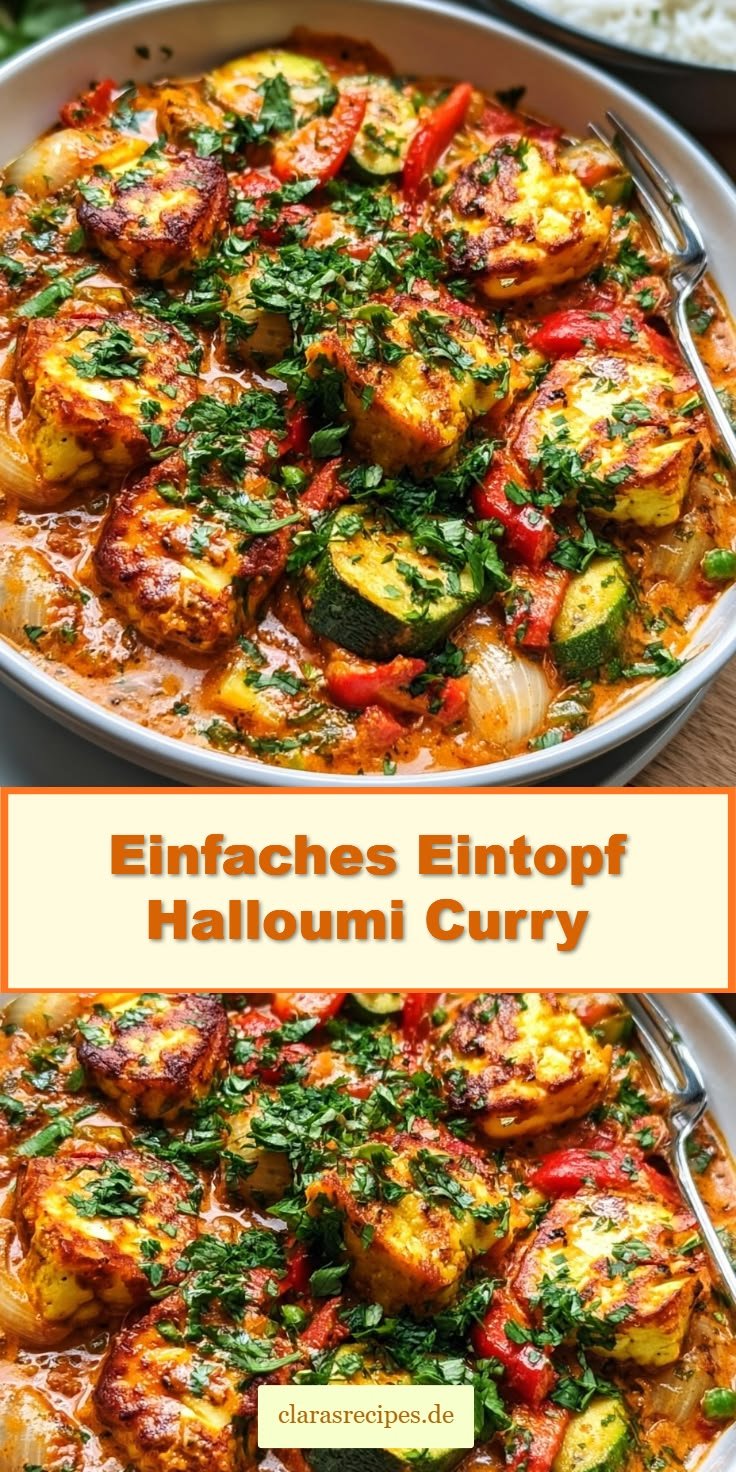 Schnelles und einfaches Eintopf Halloumi Curry – Ein Genuss für alle!