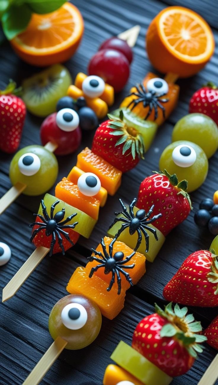 Halloween Finger Food 🎃 | Spooky & Fun Fruit Snack Ideas