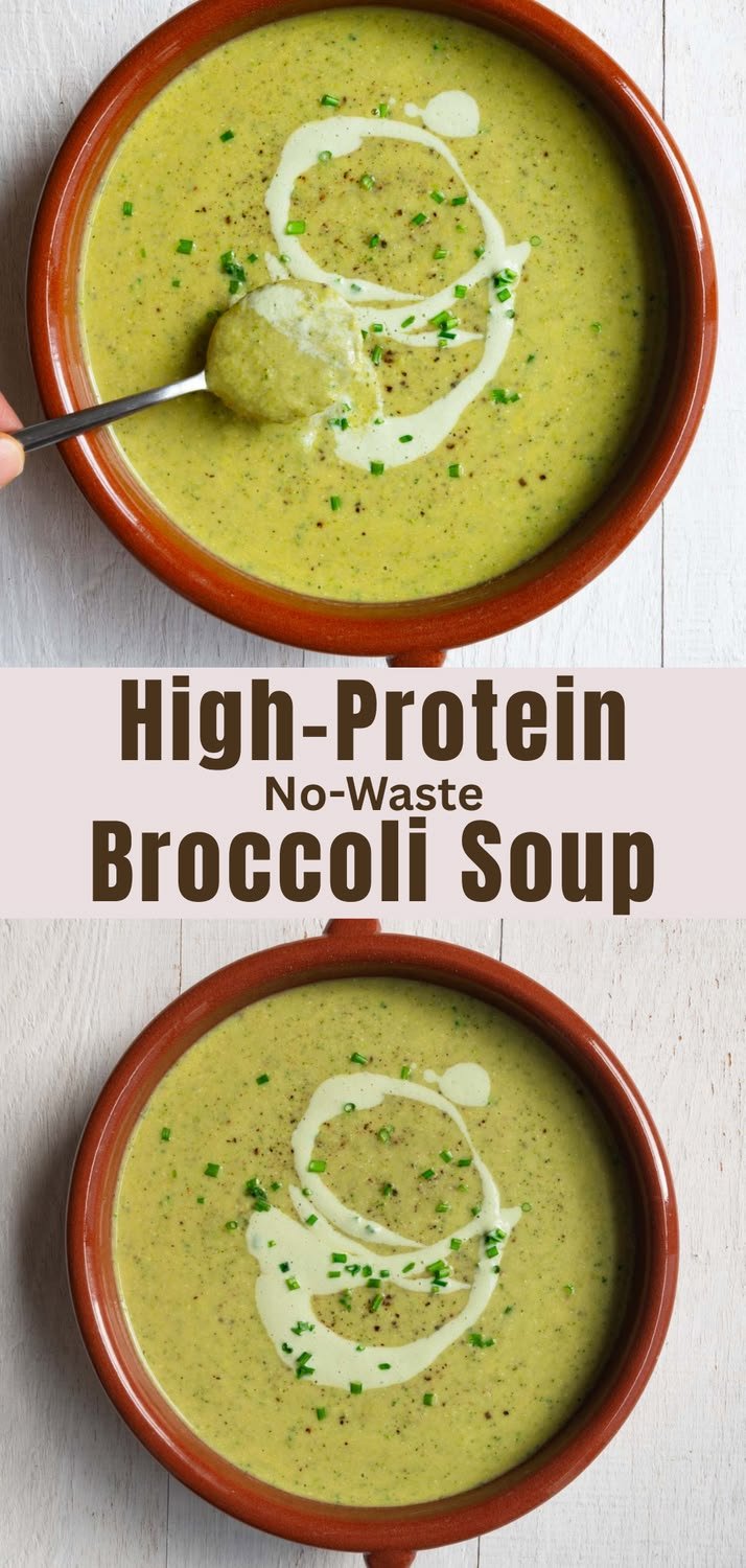 Creamy Vegan Broccoli Soup (High-Protein)