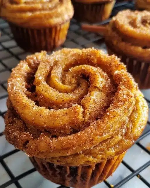 Muffins au Sucre &agrave; la Cannelle - Recette Maison Facile