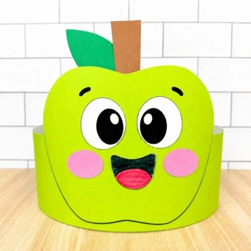 Apple Headband Craft for Kids [Free PDF Template]