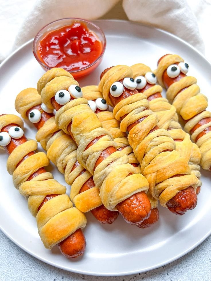 Halloween Mummy Hotdogs