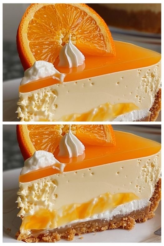 Orangen Schmandkuchen mit 200 g Kekskrümel der immer gelingt - Kochen Mit Uns