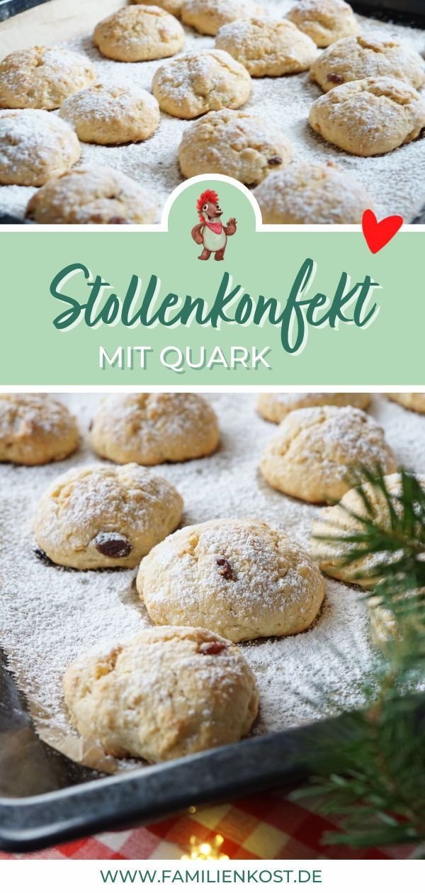 Stollenkonfekt mit Quark als DIY Weihnachtsgeschenk aus der Küche