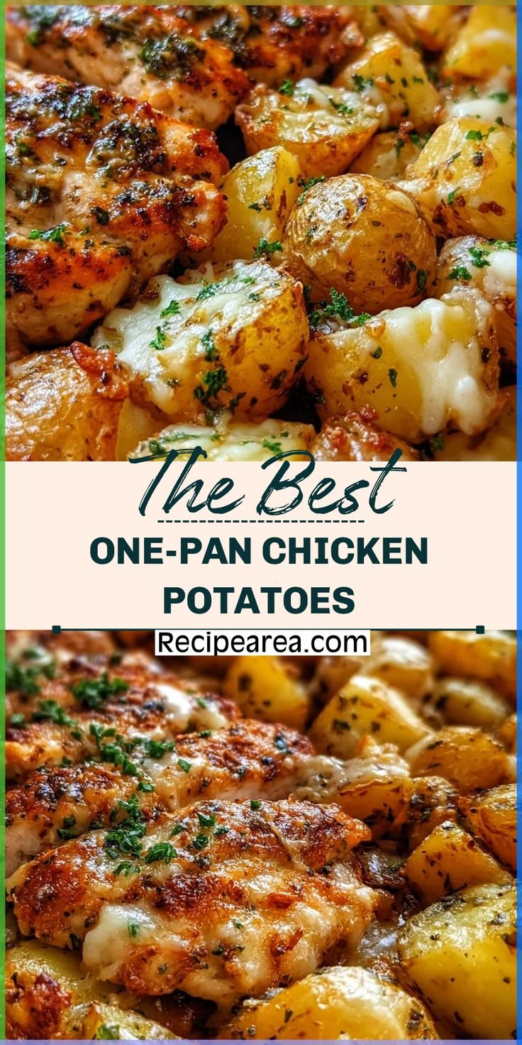 Easy One-Pan Garlic Parmesan Chicken And Potates