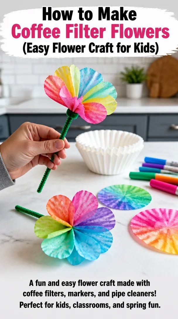 Coffee Filter Flowers