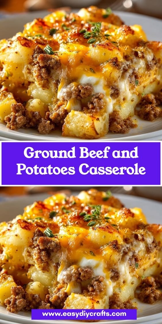 Creamy Beef and Potato Casserole