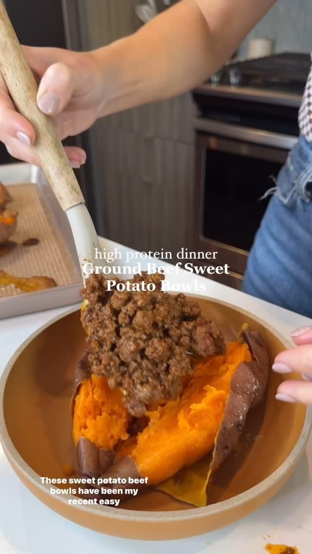 Ground Beef Sweet Potato Bowls