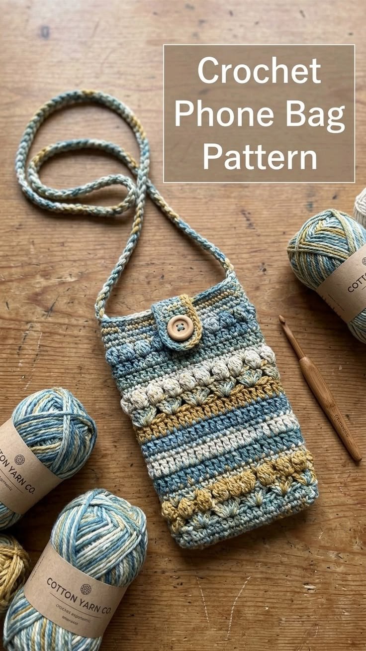 Free Crochet Mobile Phone Bag Patterns 6 15 FREE crochet mobile phone bag patterns
