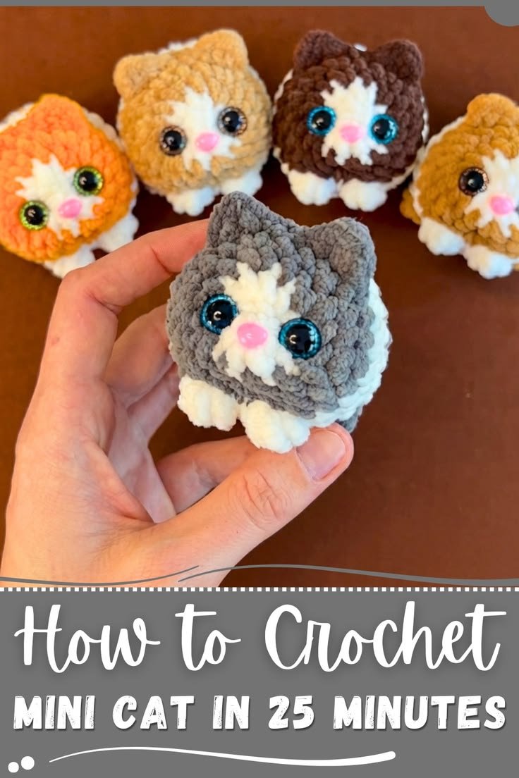 Crochet Mini Cat Pattern