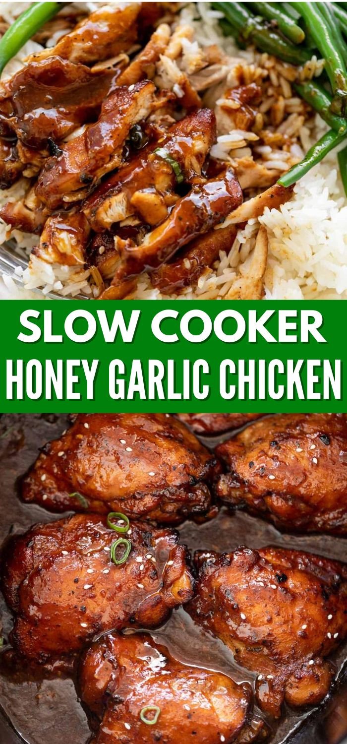 Slow Cooker Honey Garlic Chicken