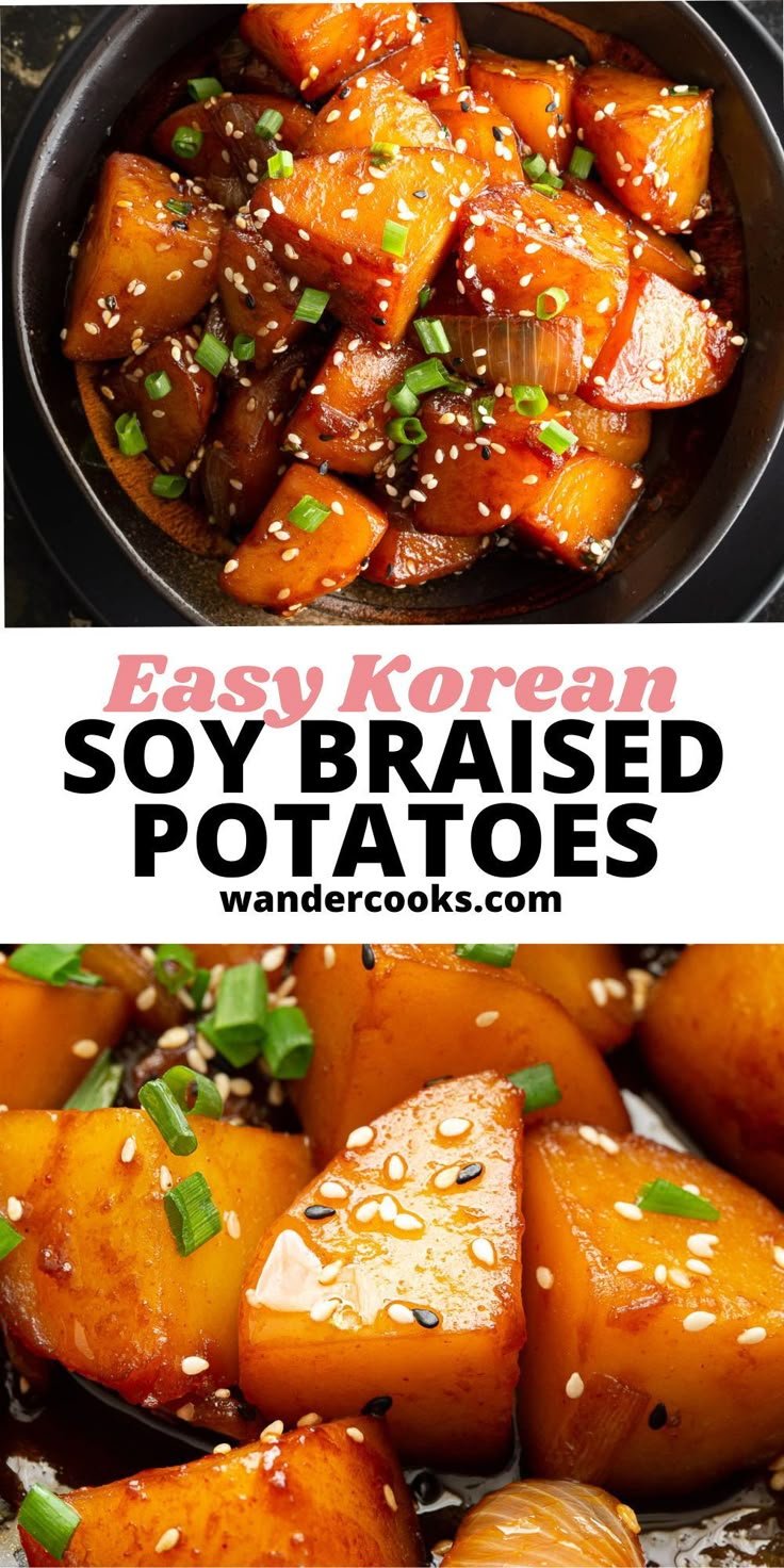 Epic Korean Braised Potatoes - Gamja Jorim