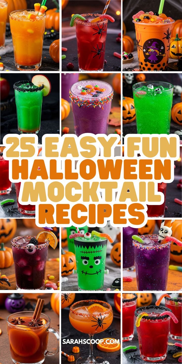 25 Halloween Themed Mocktails for All Ages