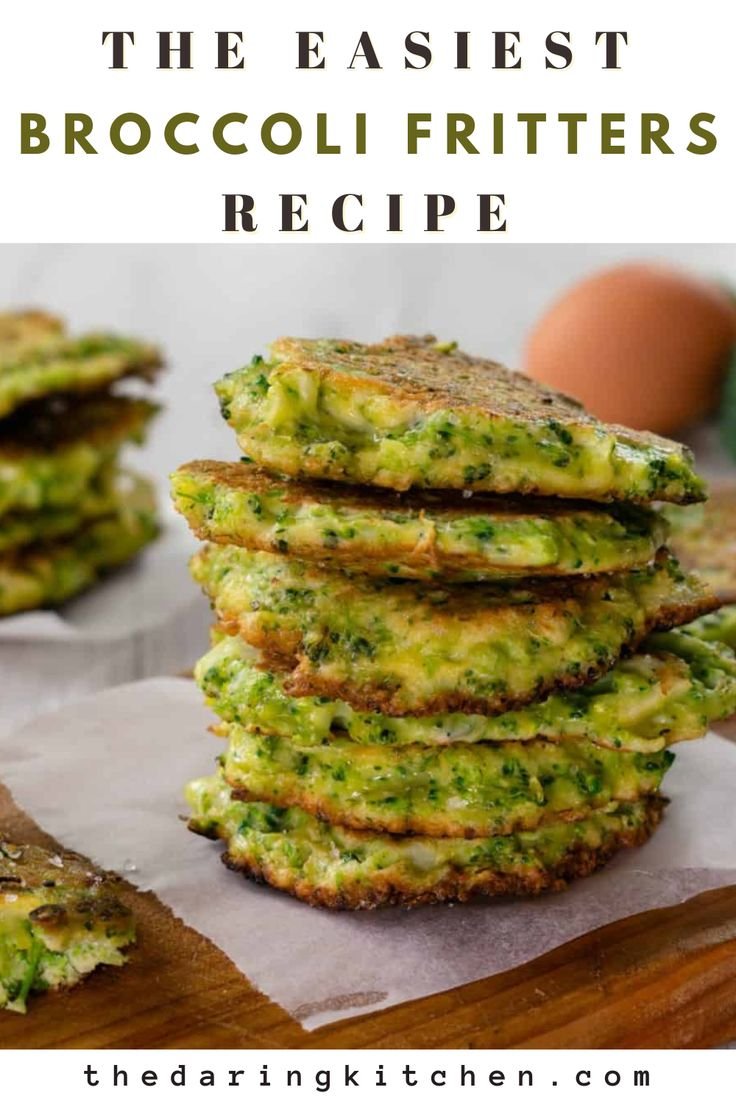 🥦 Easiest Broccoli Fritters You can Make at Home
