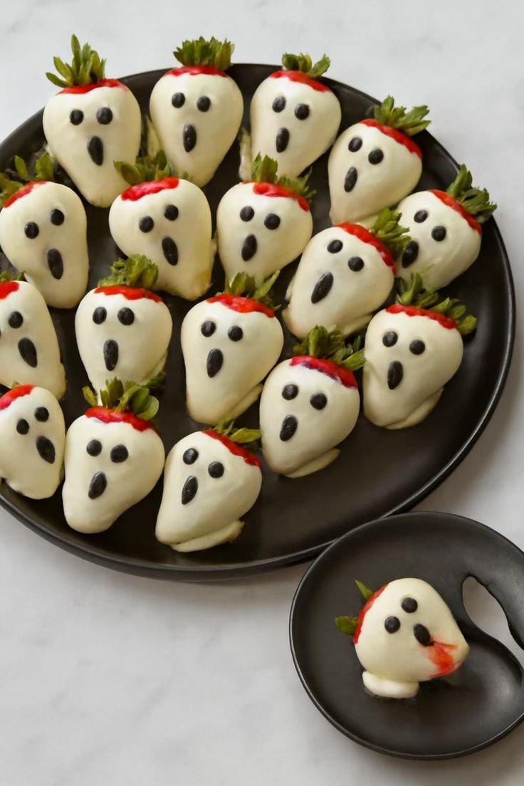 Spooky Ghost Chocolate Strawberries Recipe (Digital Download)