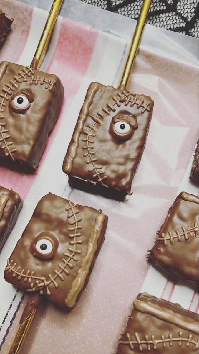 Hocus Pocus chocolate covered Rice Krispies