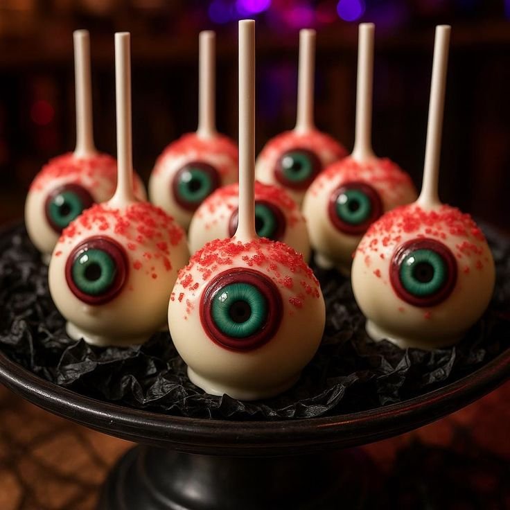 Eyeball Cake Pops  Spooky Fun and Delicious Recipe PDF (Digital Download)