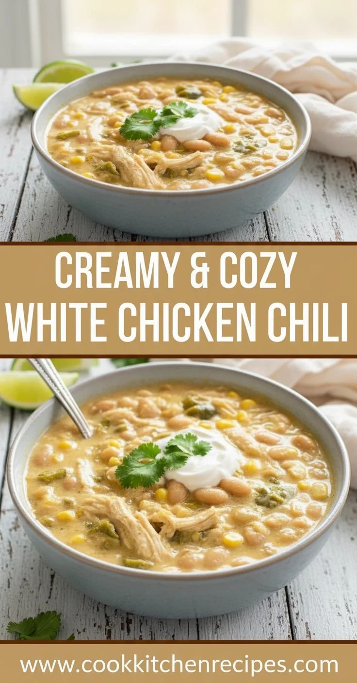 Creamy & Cozy White Chicken Chili