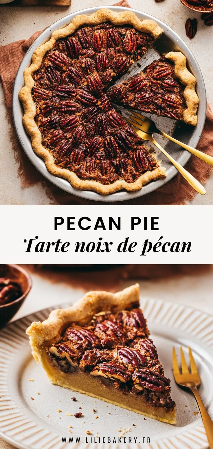 Pecan Pie - Tarte aux noix de pécan | Dessert hiver