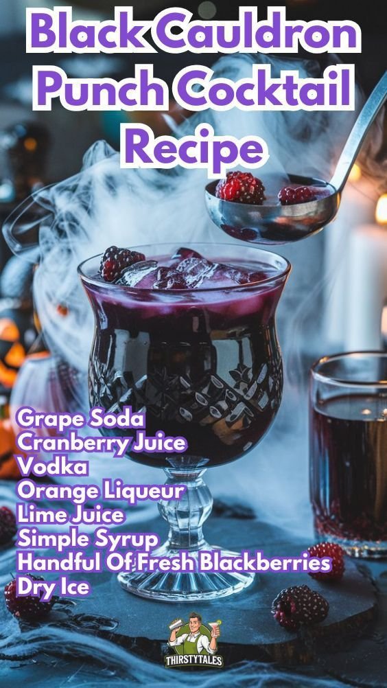 Halloween cocktail punch alcohol | Halloween punch recipes alcoholic party, Halloween cauldron drinks, Halloween cocktail recipes