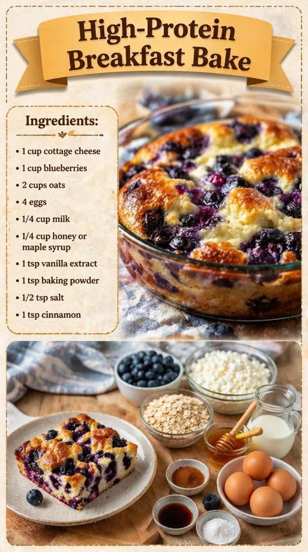 Start Your Day Right with a High-Protein Breakfast Bake Recipe