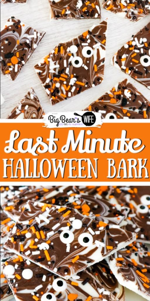 Last Minute Halloween Bark